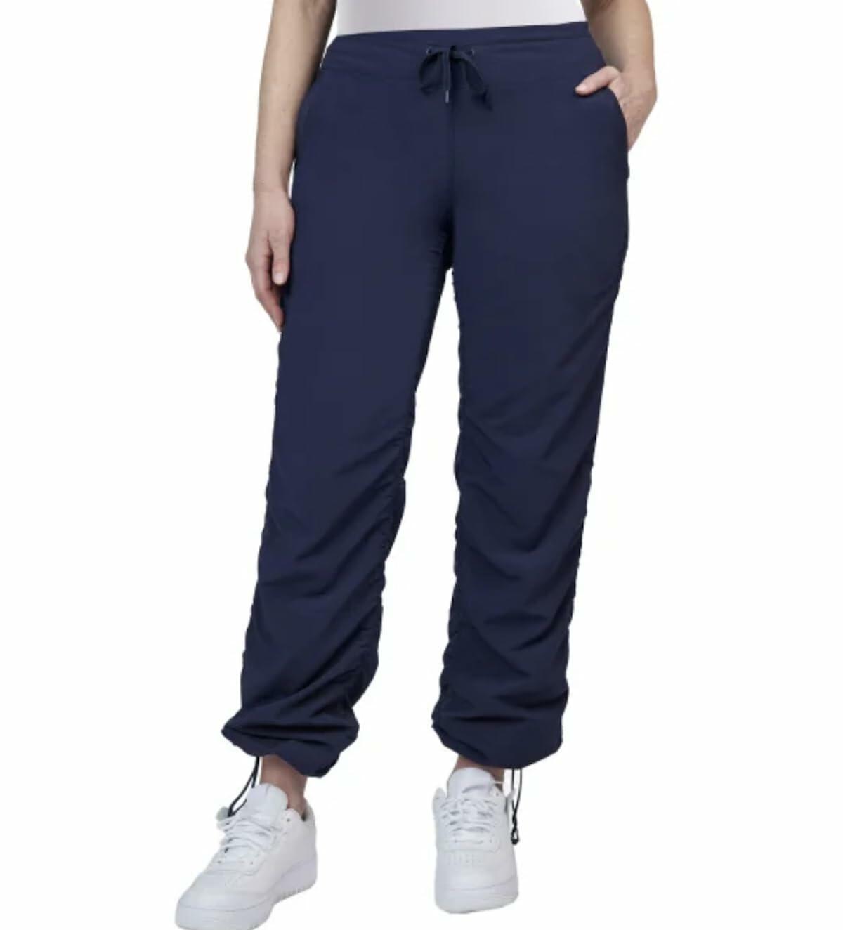 Kirkland Signature Women's Stretch Woven Active Pant (US, Alpha, XX-Large, Regular, Regular, Night Navy (Blue))
