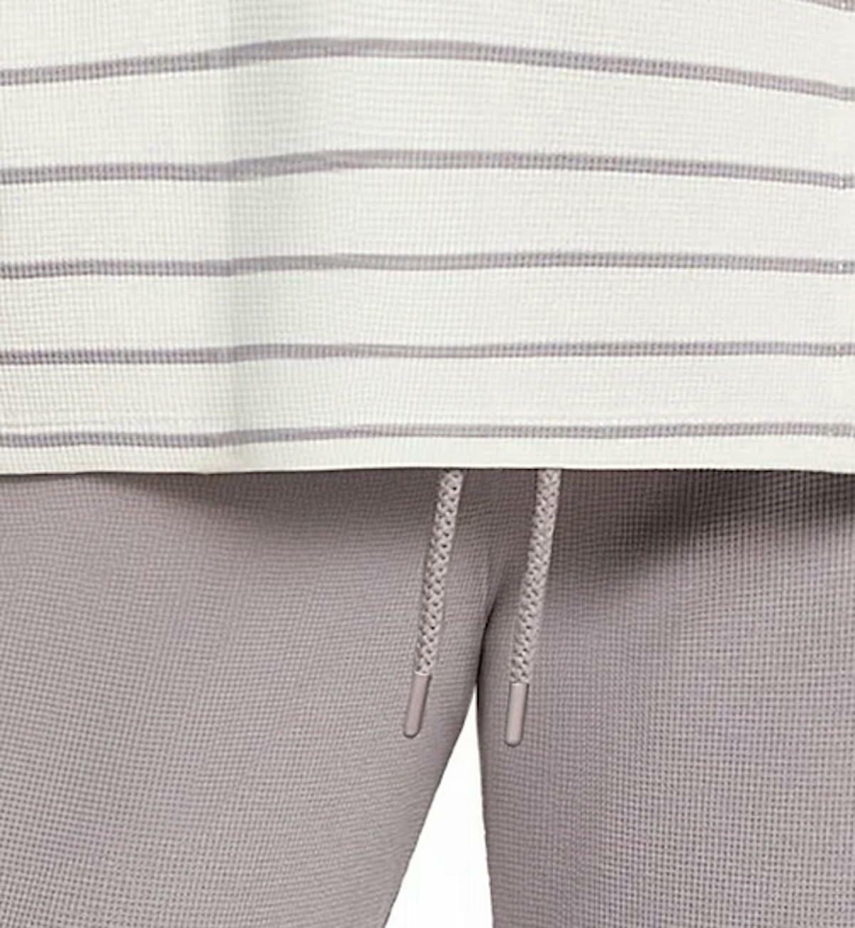 Max & Mia Women's 2 Piece Stripe Waffle Knit Lounge Set, Hoodie and Jogger (US, Alpha, X-Large, Regular, Regular, Dusty Plum (Purple))