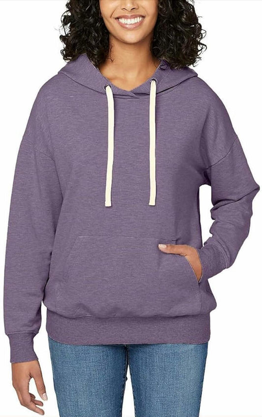 Buffalo Women Super Soft Pullover Hoodie (US, Alpha, XX-Large, Regular, Regular, Purple (Heather Mauve))