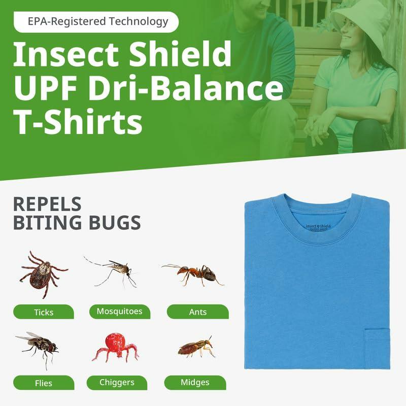 Insect Shield Women's UPF Dri-Balance Long Sleeve V-Neck T-Shirt, Titanium, Small