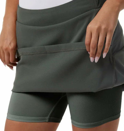 32 Degrees Cool Women's Active Skort with Pockets (US, Alpha, XX-Large, Regular, Regular, Green (Cactus Green))