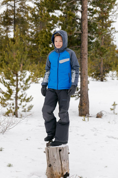Arctix Kids Snow Pants with Reinforced Knees and Seat, Charcoal, 2T