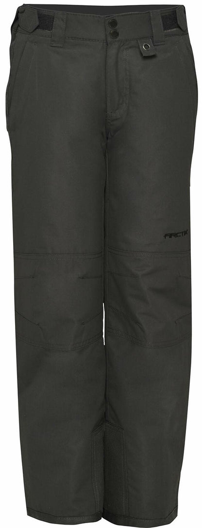 Arctix Kids Snow Pants with Reinforced Knees and Seat, Charcoal, 2T