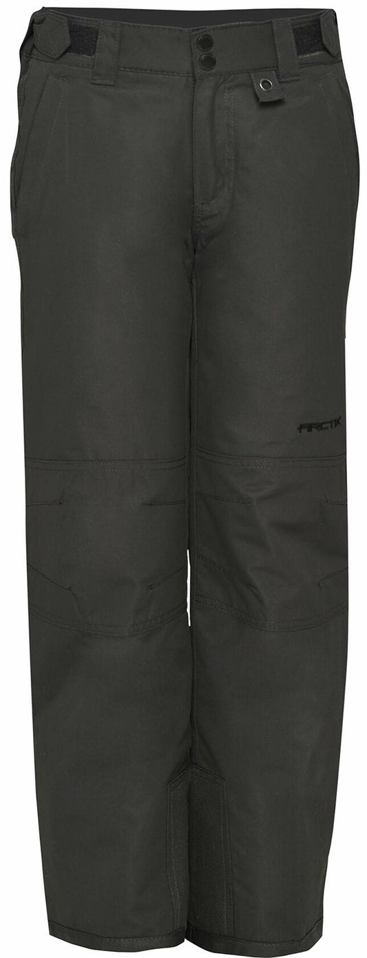 Arctix Kids Snow Pants with Reinforced Knees and Seat, Charcoal, 2T
