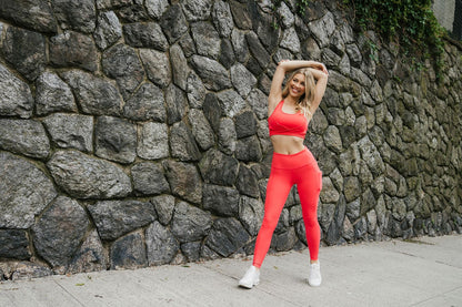 90 Degree By Reflex Tummy Control Leggings High Waisted Squat Proof Ankle Workout Running Yoga Pant - Black - Large