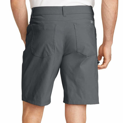 Eddie Bauer Men’s UPF 50+ Classic Fit Stretch Lightweight Tech Short (Gray, 30)