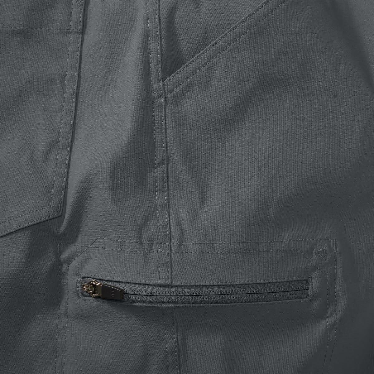 Eddie Bauer Men’s UPF 50+ Classic Fit Stretch Lightweight Tech Short (Gray, 30)