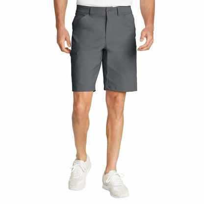 Eddie Bauer Men’s UPF 50+ Classic Fit Stretch Lightweight Tech Short (Gray, 30)