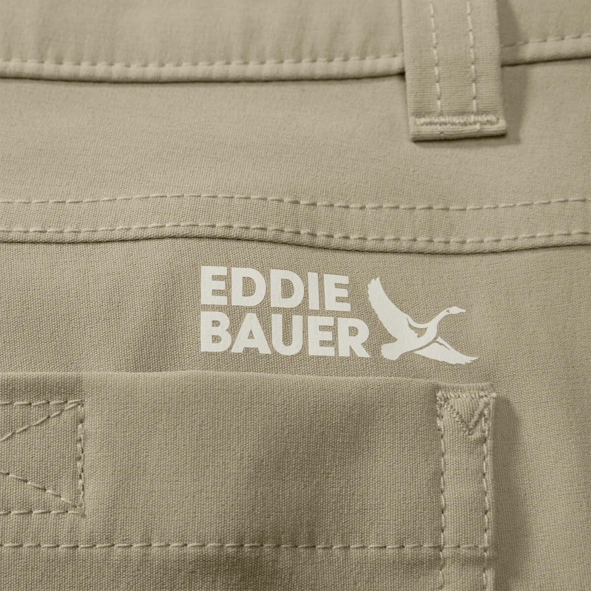 Eddie Bauer Men’s UPF 50+ Classic Fit Stretch Lightweight Tech Short (Tan, 30)