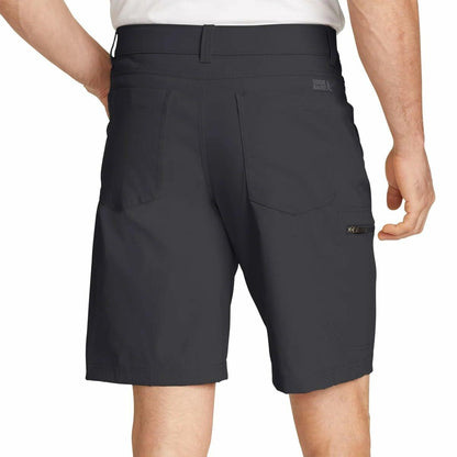 Eddie Bauer Men’s UPF 50+ Classic Fit Stretch Lightweight Tech Short (Black, 32)