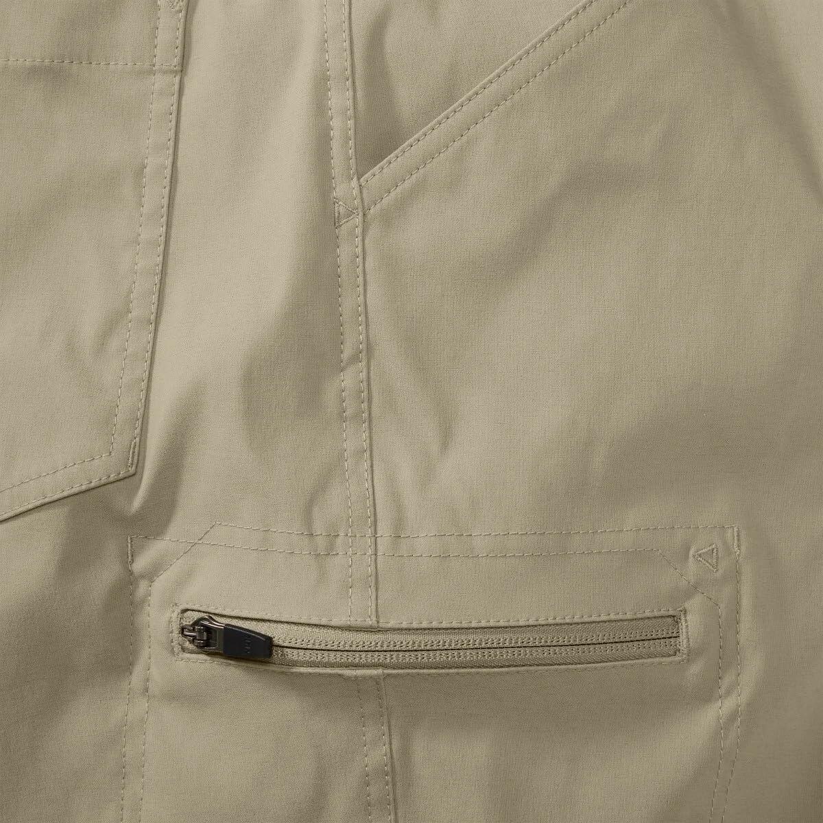 Eddie Bauer Men’s UPF 50+ Classic Fit Stretch Lightweight Tech Short (Tan, 30)