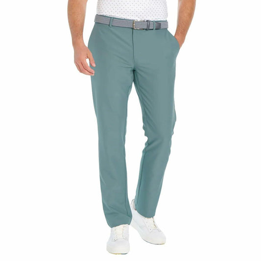 Greg Norman Men’s ML75 Microfiber Yarn Stretch Fabric Midweight Chino Pant (Green, 30Wx30L)