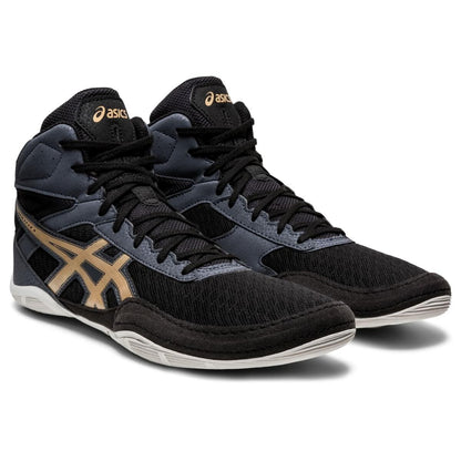 ASICS Men's Matflex 6 Wrestling Shoes, 6.5, White/DEEP Ocean