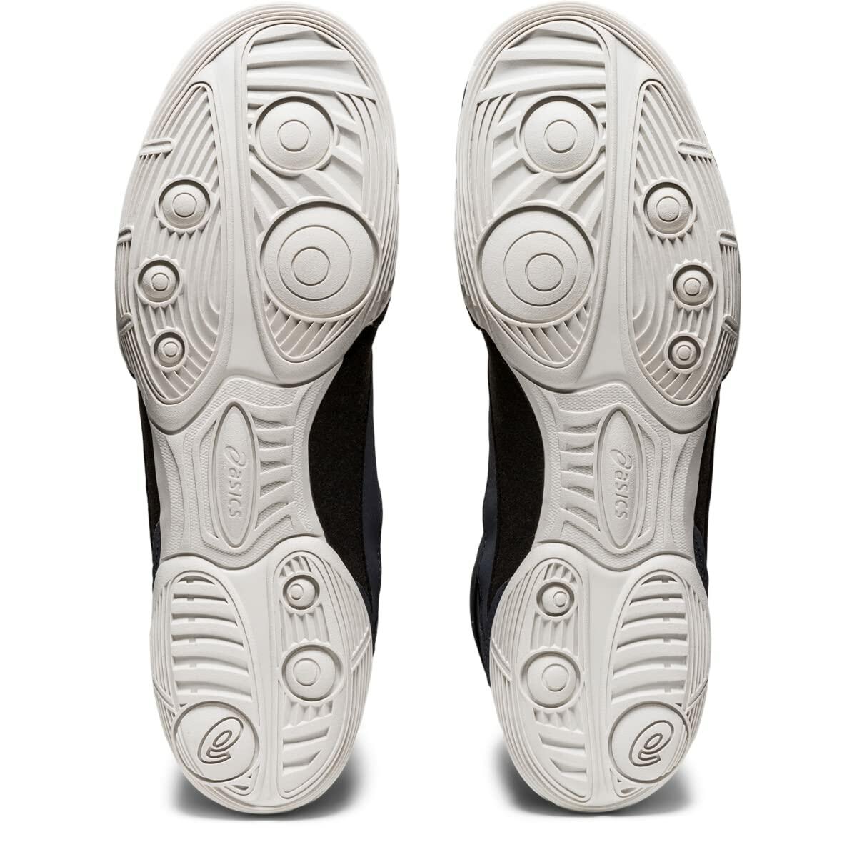 ASICS Men's Matflex 6 Wrestling Shoes, 6.5, White/DEEP Ocean
