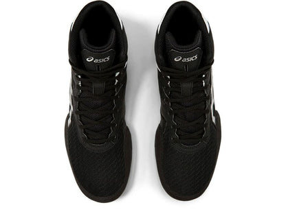 ASICS Men's Matflex 6 Wrestling Shoes, 15, Black/Silver