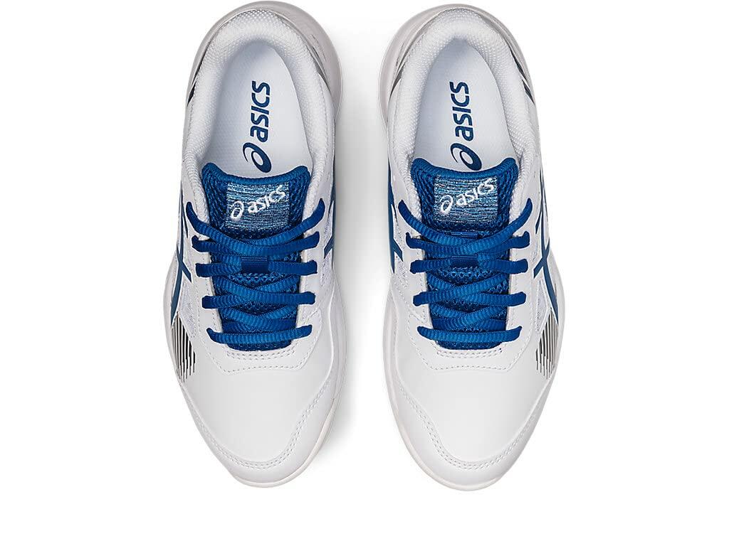 ASICS Boy's Gel-Game 8 GS (Little Kid/Big Kid) White/Lake Drive 2.5 Little Kid M