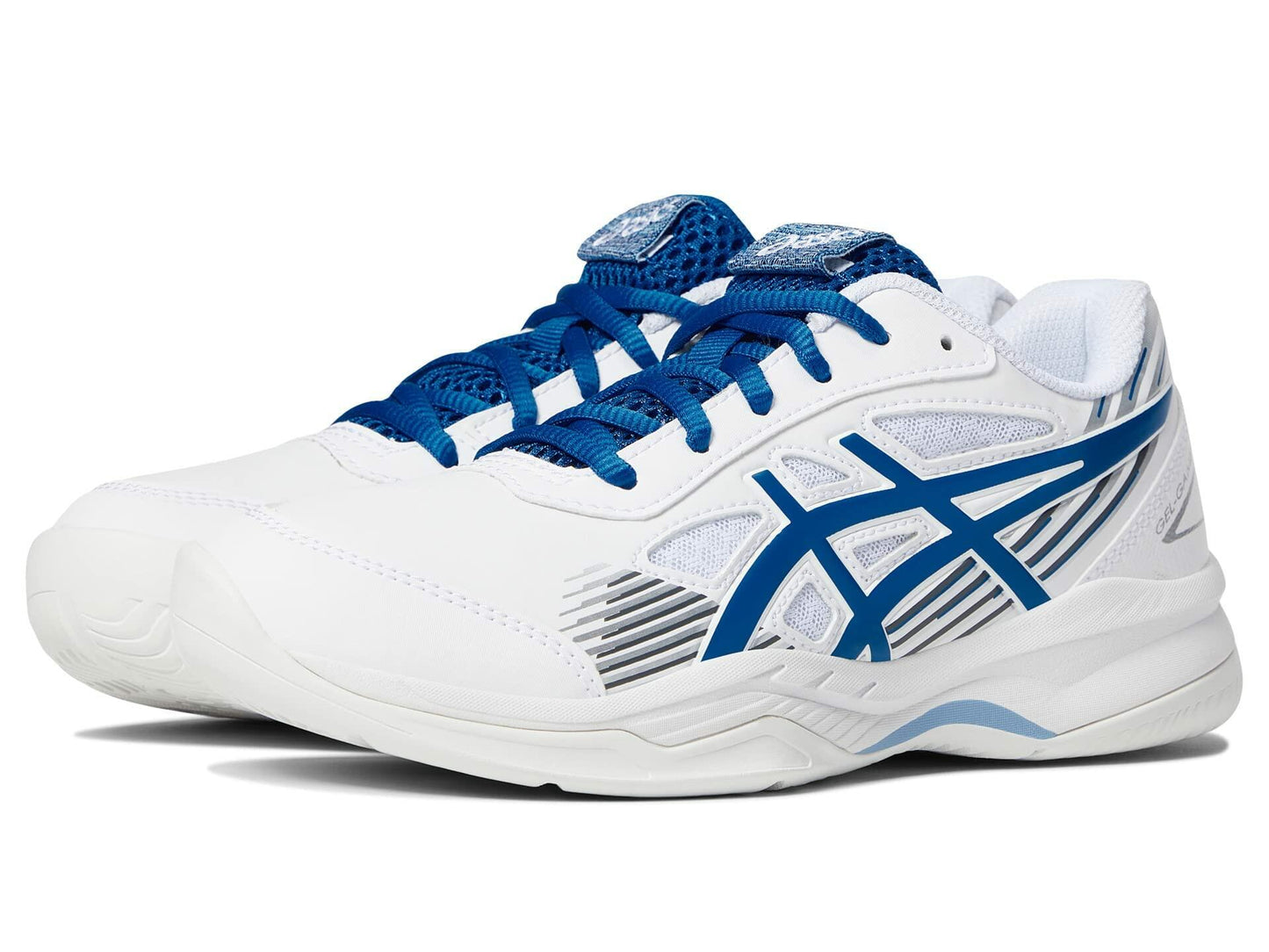 ASICS Boy's Gel-Game 8 GS (Little Kid/Big Kid) White/Lake Drive 2.5 Little Kid M