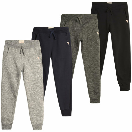 Weatherproof Vintage Jogger Pants - 4 Pack Soft Fleece Athletic Sweatpants - Boys' Casual Track Joggers (4-20), Size 14-16, Asst4