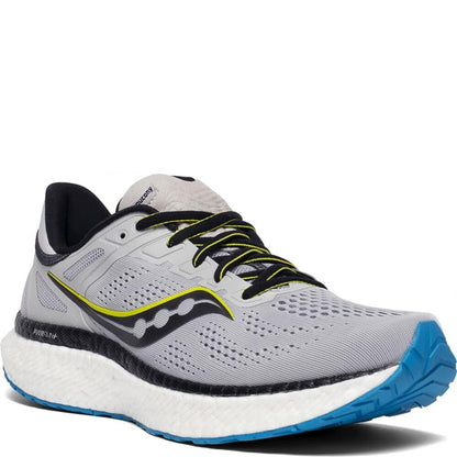 Saucony Men's Hurricane 23, Fog/Cobalt, 9.5 Medium