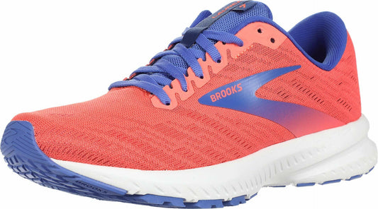 Brooks Womens Launch 7 Running Shoe - Black/Pearl/Hushed Violet - B - 10.5