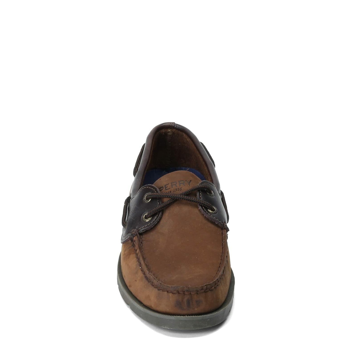 Sperry Mens Leeward 2-Eye Boat Shoe, Brown Buc/Brown, 10.5