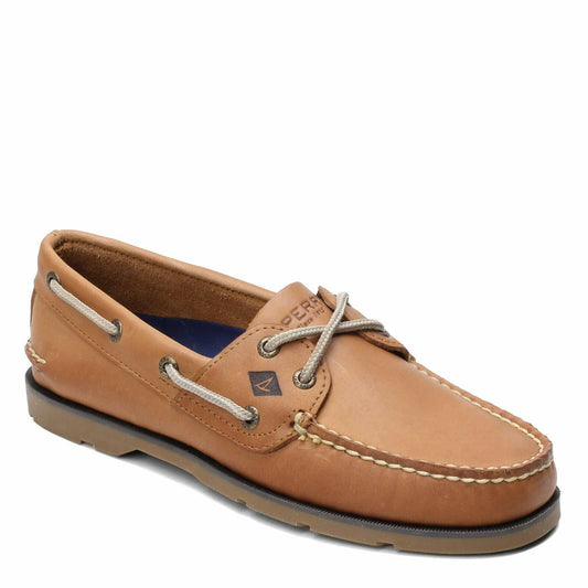 Sperry Men's Authentic Original 2-eye Boat Shoe, Brown Buck, 10.5 Narrow