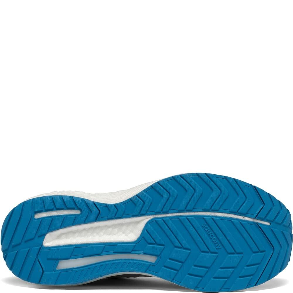 Saucony Men's Hurricane 23, Fog/Cobalt, 9.5 Medium