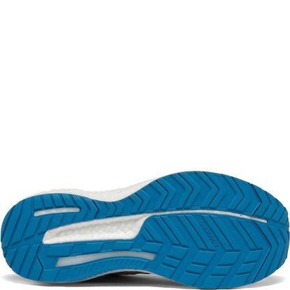 Saucony Men's Hurricane 23, Fog/Cobalt, 9.5 Medium