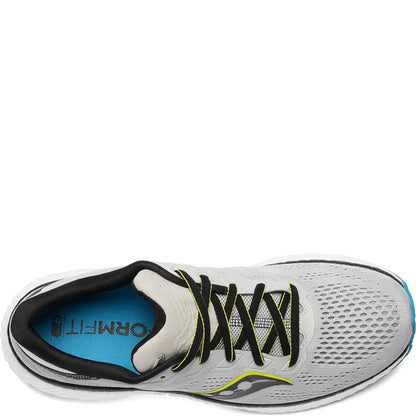 Saucony Men's Hurricane 23, Fog/Cobalt, 9.5 Medium