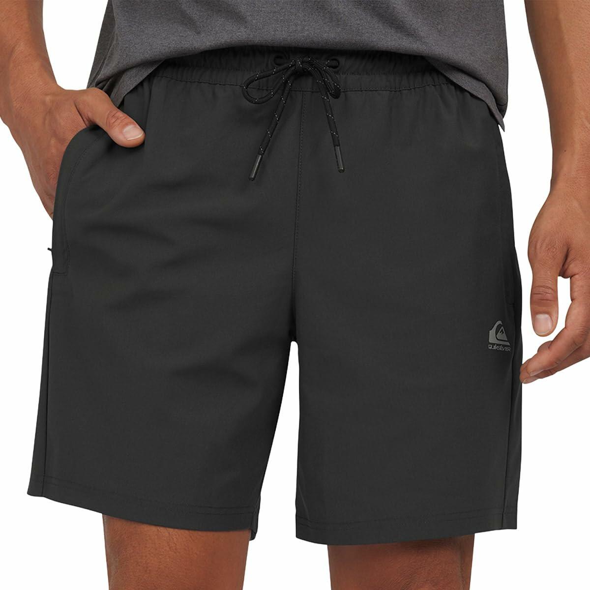 Quiksilver Men's Comfort Stretch Dry Flight Active Short (US, Alpha, XX-Large, Regular, Regular, Gray)