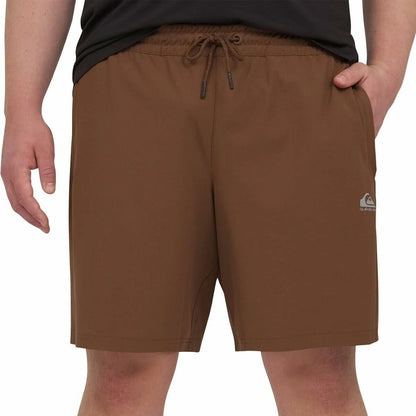 Quiksilver Men's Comfort Stretch Dry Flight Active Short (US, Alpha, XX-Large, Regular, Regular, Brown)
