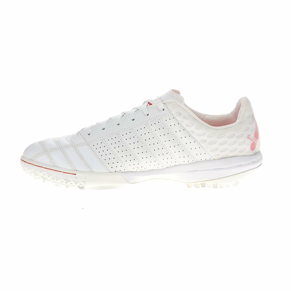 Diadora Brasil Sala Turf Shoes (White/Red, Numeric_8)