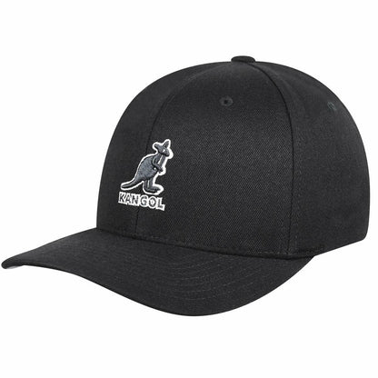 Kangol 3D Wool Flexfit Baseball - Black/Black/S/M
