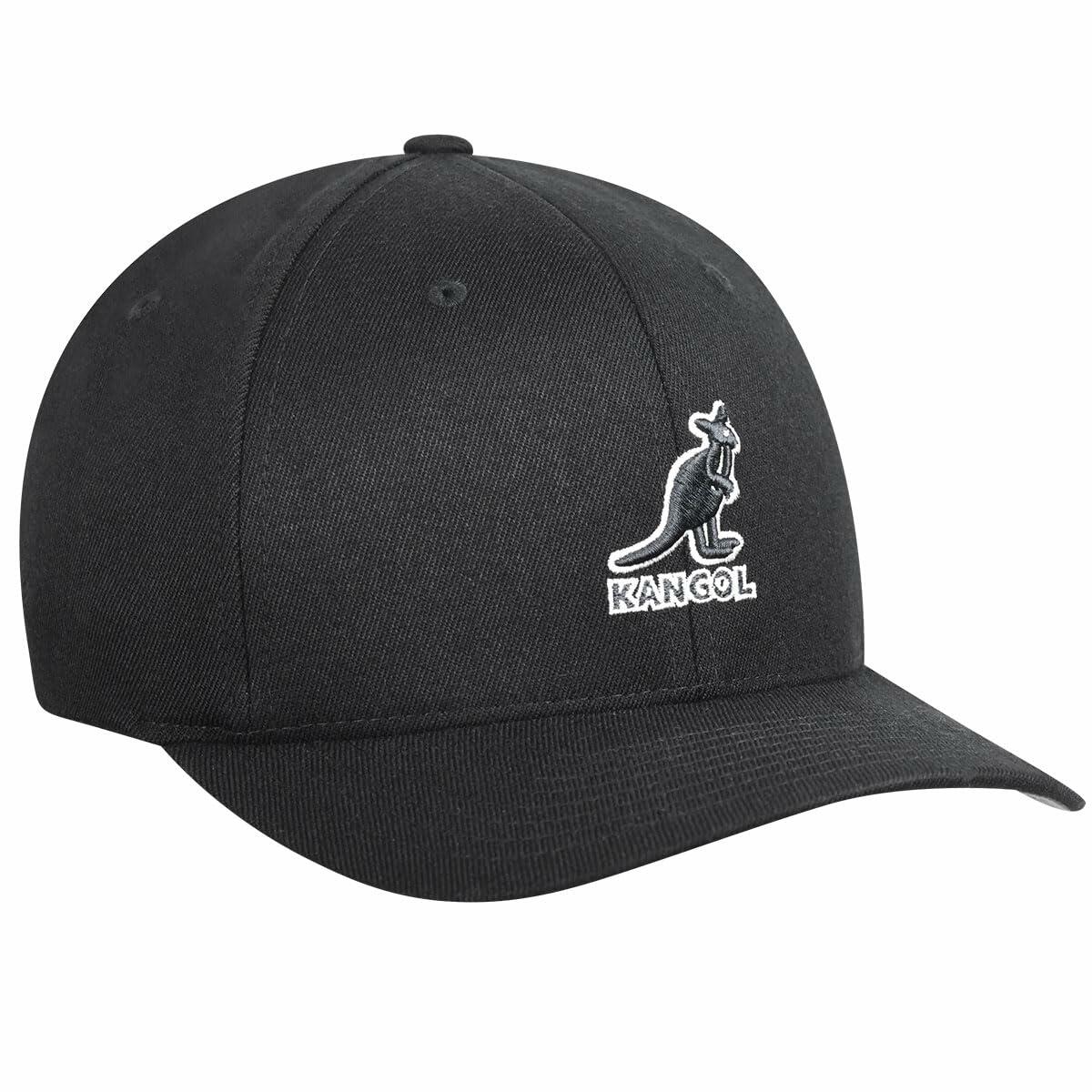 Kangol 3D Wool Flexfit Baseball - Black/Black/S/M