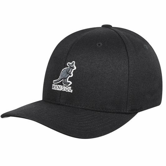 Kangol 3D Wool Flexfit Baseball - Black/Black/S/M