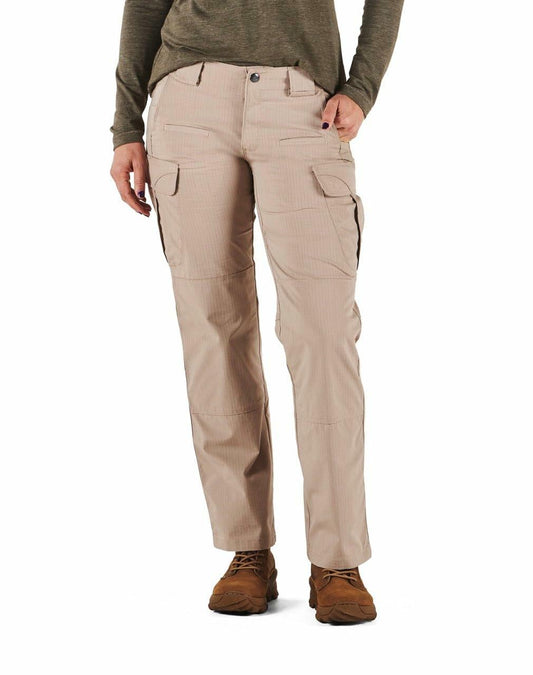 5.11 Tactical Women's Stryke Pants, Regular Fit, Gusseted, 12 Pockets, Style 64386, Khaki, Women's 16 Long