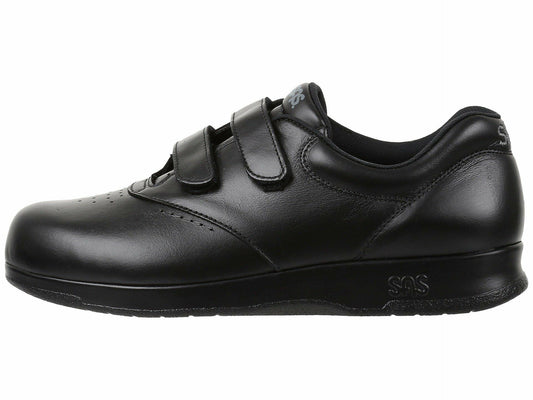 SAS Me Too Adjustable Comfort Shoe Black 10.5 N - Narrow (AA)