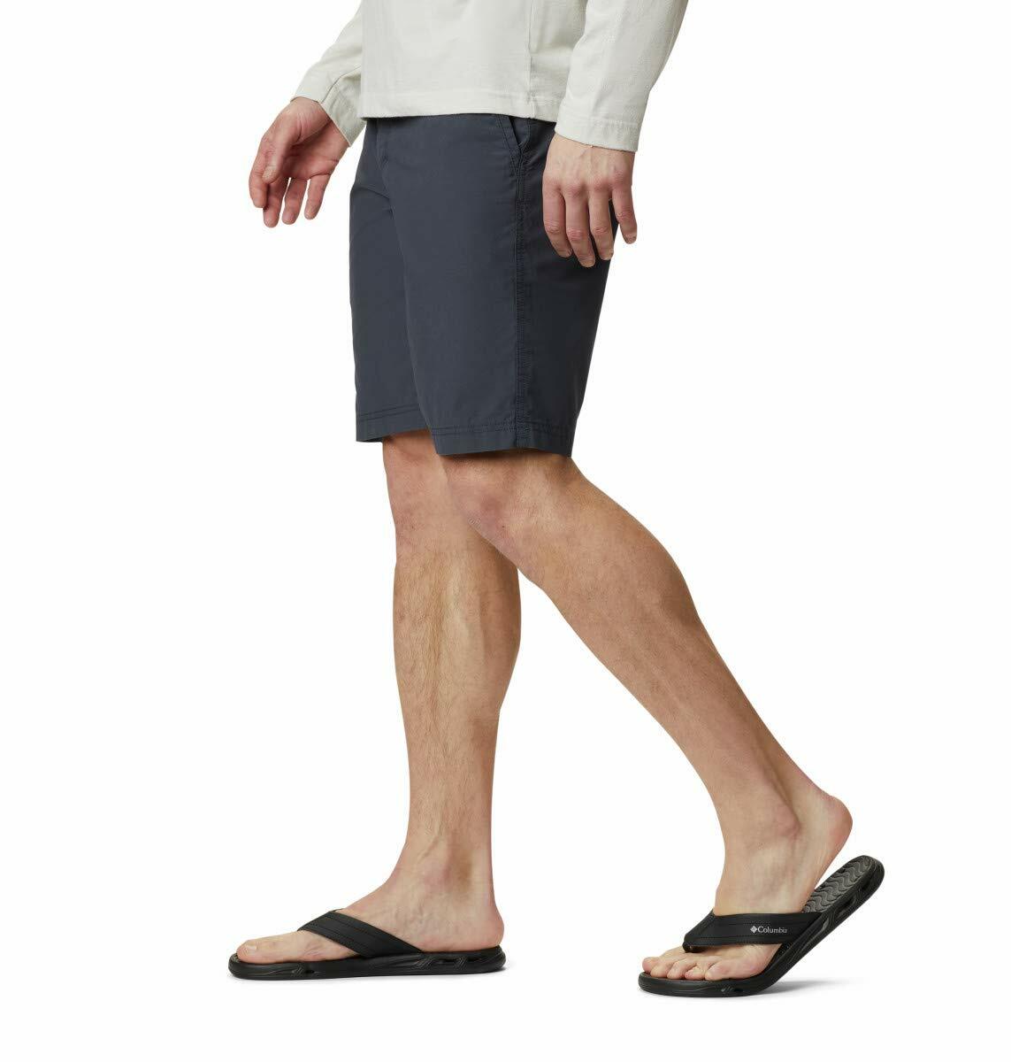 Columbia mens Washed Out Chino Short , India Ink , 36x10