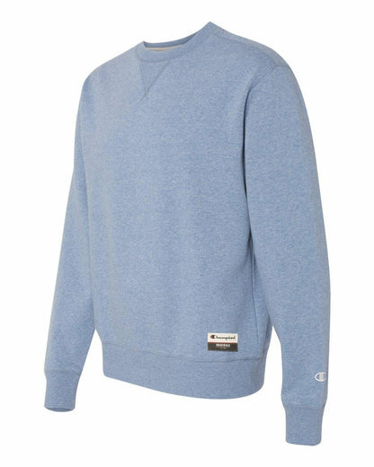 Champion Originals Sueded Fleece Crew M Blue Jazz Heather