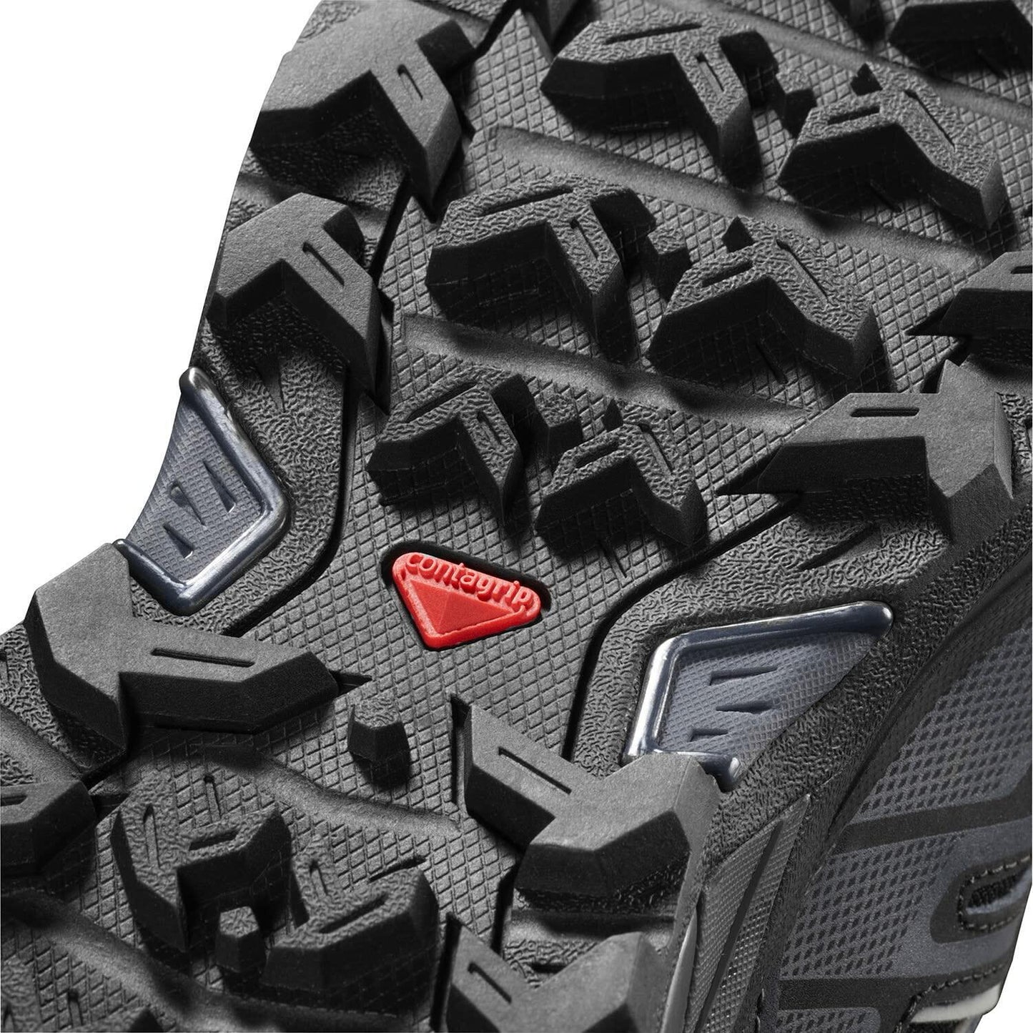 Salomon X Ultra 3 MID Gore-TEX Hiking Boots for Men, Black/India Ink/Monument, 7