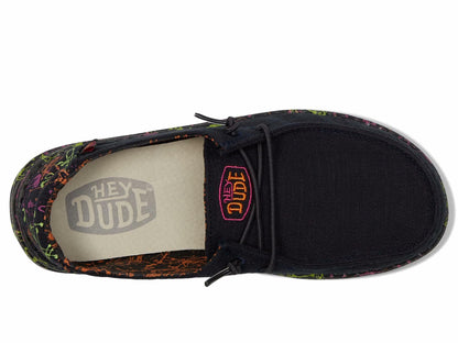 Hey Dude® Wendy Shoes for Girls and Boys – Little and Big Kids – Textile Composition – Removable Insole Glo 3 Little Kid M