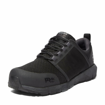 Timberland PRO Men's Radius Composite Safety Toe Static Dissipative Industrial Athletic Work Shoe, Black/Grey-2024 New, 12M
