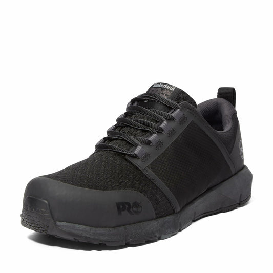 Timberland PRO Men's Radius Composite Safety Toe Static Dissipative Industrial Athletic Work Shoe, Black/Grey-2024 New, 12M