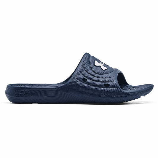Under Armour Men's Locker IV Slide Sandal, Academy Blue (401)/Academy Blue, 9