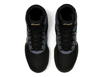 ASICS Kid's Matflex 6 Grade School Wrestling Shoes, 1, Black/Champagne