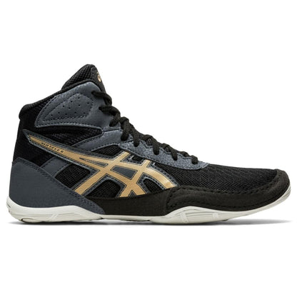 ASICS Kid's Matflex 6 Grade School Wrestling Shoes, 1, Black/Champagne