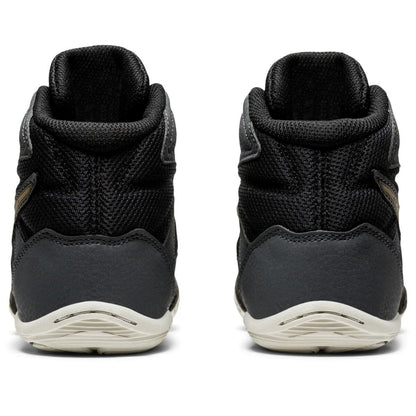 ASICS Kid's Matflex 6 Grade School Wrestling Shoes, 1, Black/Champagne
