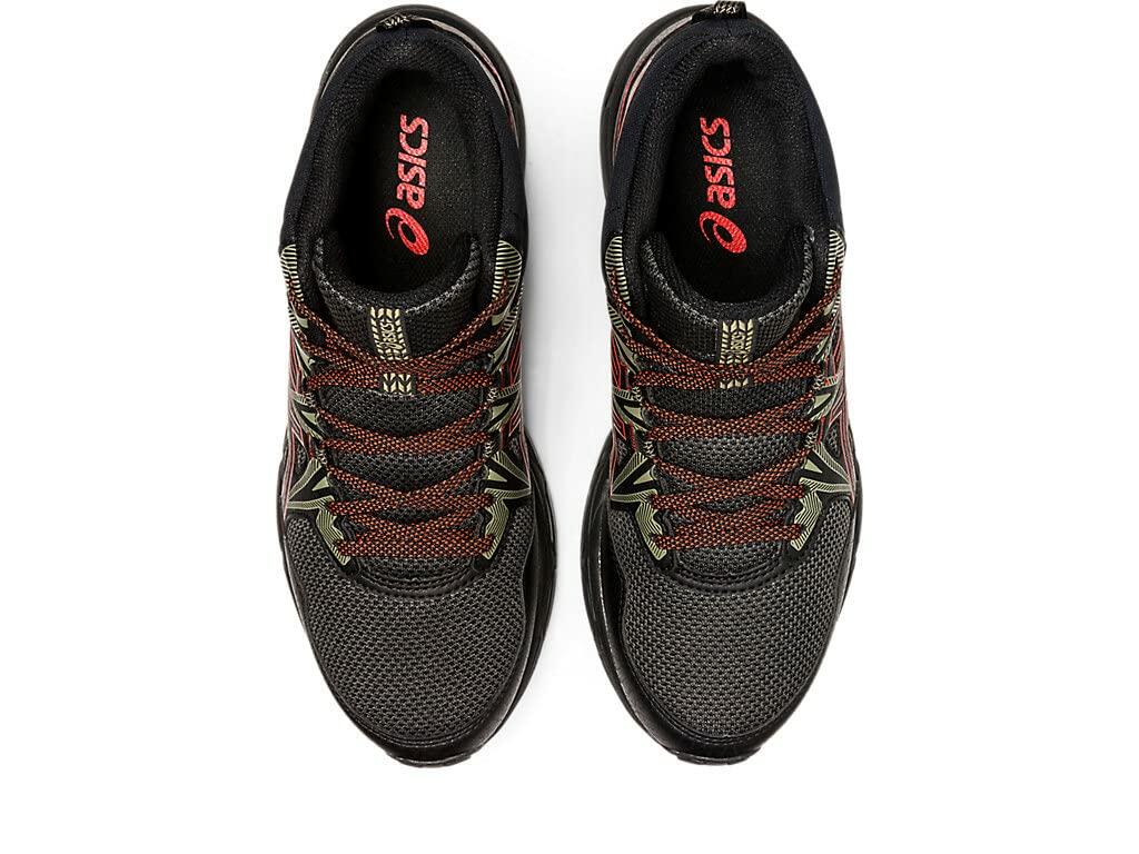 ASICS Men's Gel-Venture 8 Mid Top Running Shoes, 14, Black/Cherry Tomato