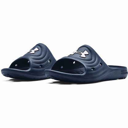 Under Armour Men's Locker IV Slide Sandal, Academy Blue (401)/Academy Blue, 9