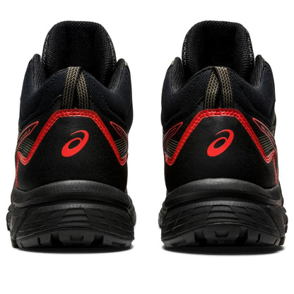 ASICS Men's Gel-Venture 8 Mid Top Running Shoes, 14, Black/Cherry Tomato